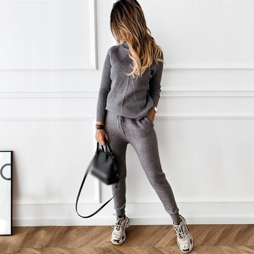 Conjunto de Treino Daell | Loungewear Elegante para Mulheres