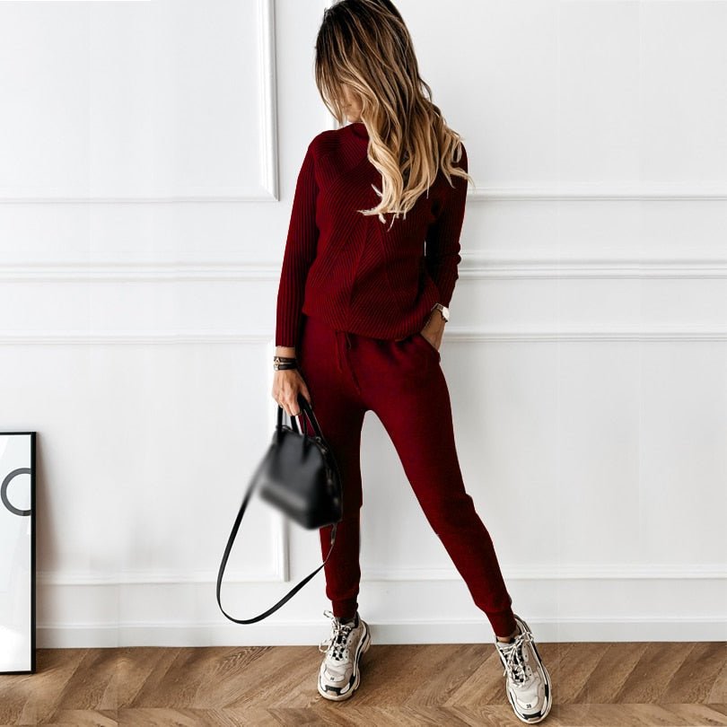 Conjunto de Treino Daell | Loungewear Elegante para Mulheres