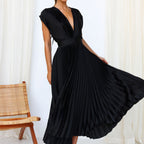 Casimir | Vestido Moderno V com Decote para Mulheres | Sem Mangas