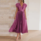 Casimir | Vestido Moderno V com Decote para Mulheres | Sem Mangas