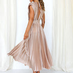 Casimir | Vestido Moderno V com Decote para Mulheres | Sem Mangas