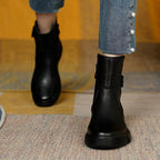 Hedwigen | Botas de Tornozelo Femininas | Estilo Vintage