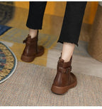 Hedwigen | Botas de Tornozelo Femininas | Estilo Vintage