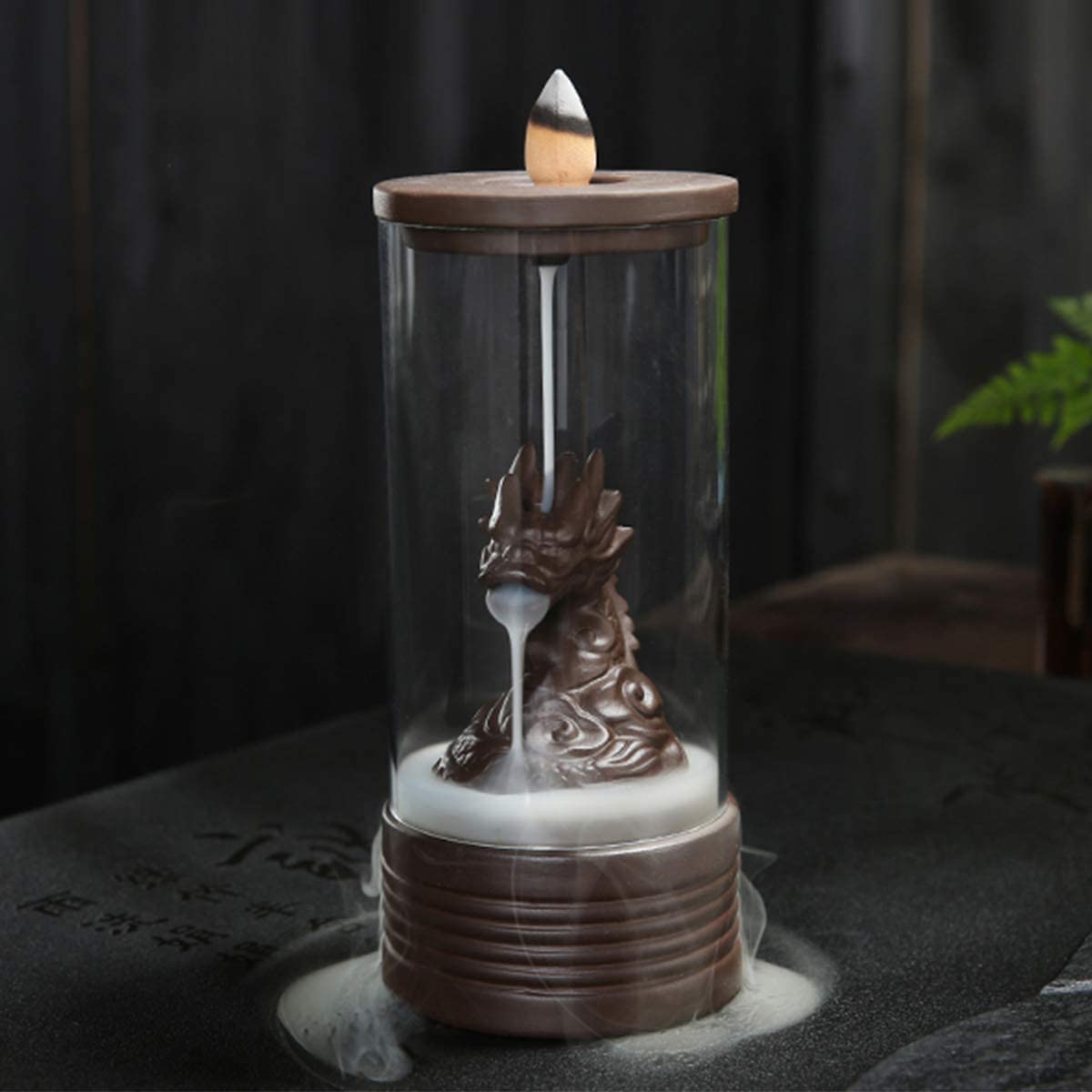 Candelabro de Incenso Dragão - Símbolo de Tranquilidade e Relaxamento