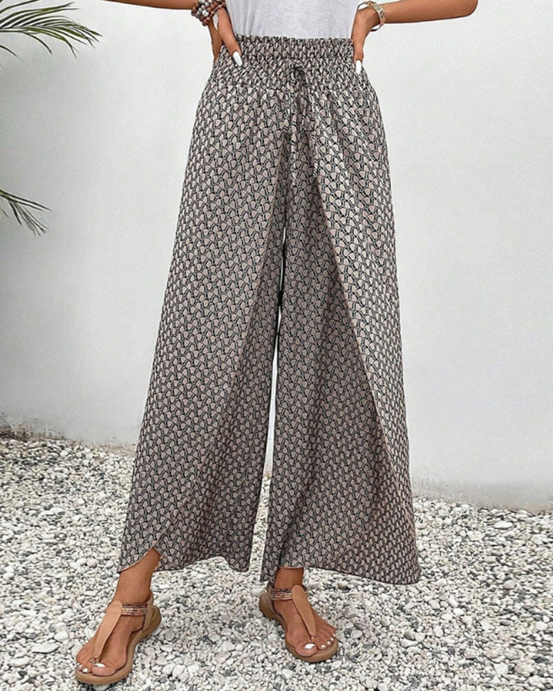 Sapphira | Calças Femininas com Design Geométrico