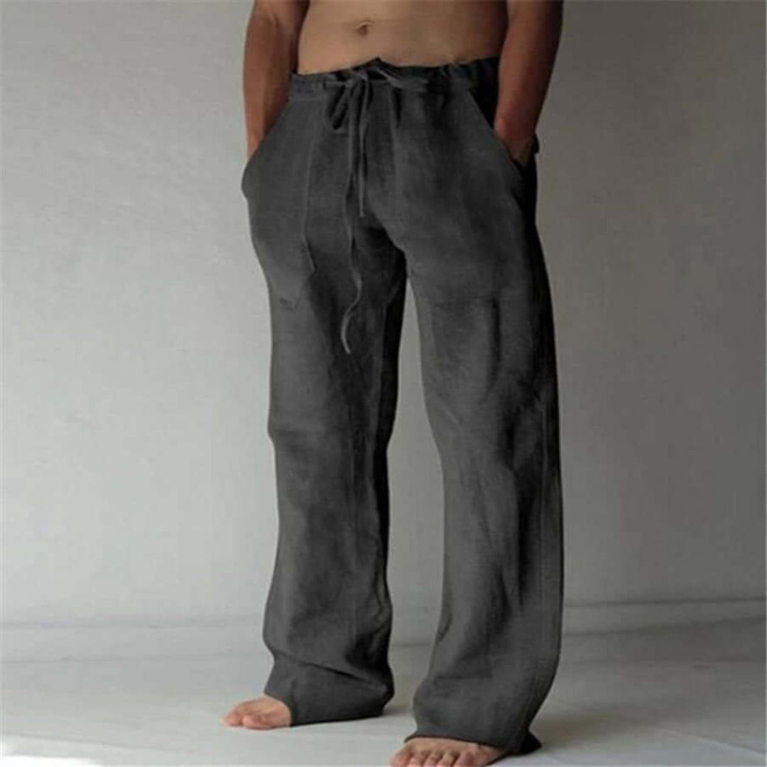 Calças Masculinas de Perna Larga | Estilo Casual