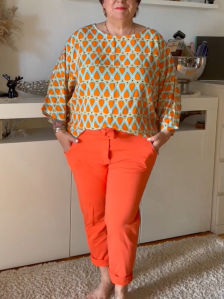 Blusa Vibrante e Elegante para o Outono