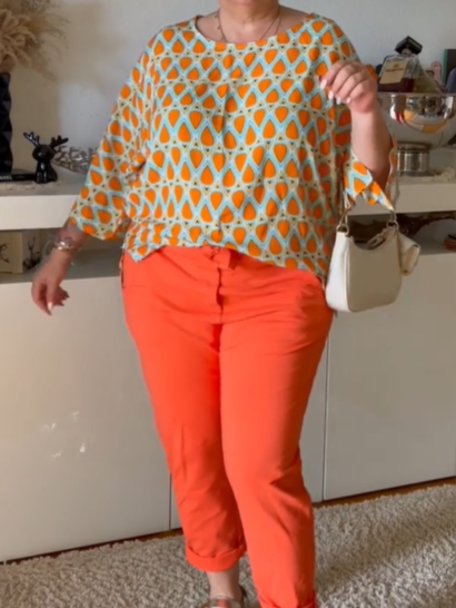 Blusa Vibrante e Elegante para o Outono