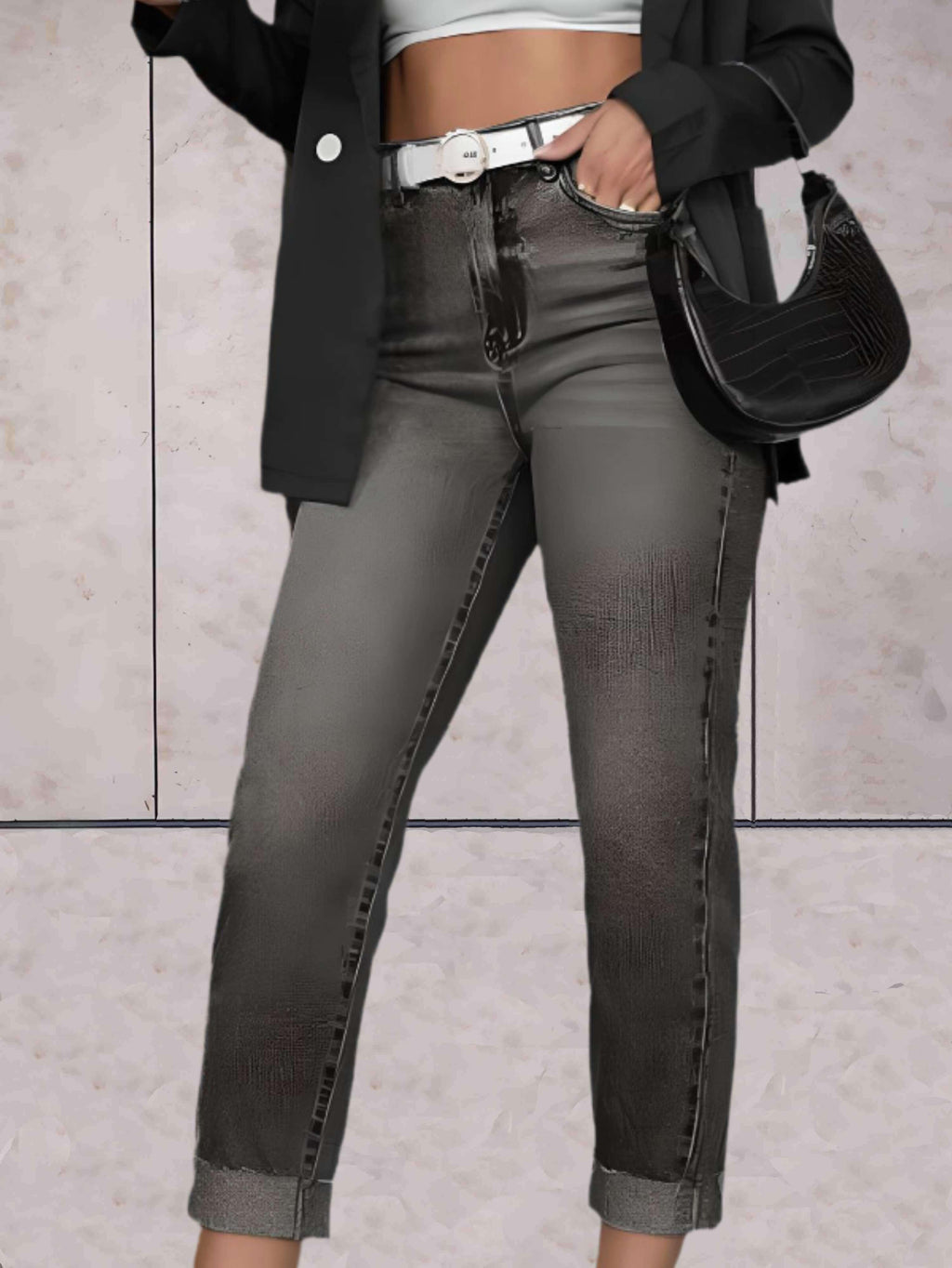 Eline | Estilosos Jeans de Cintura Alta