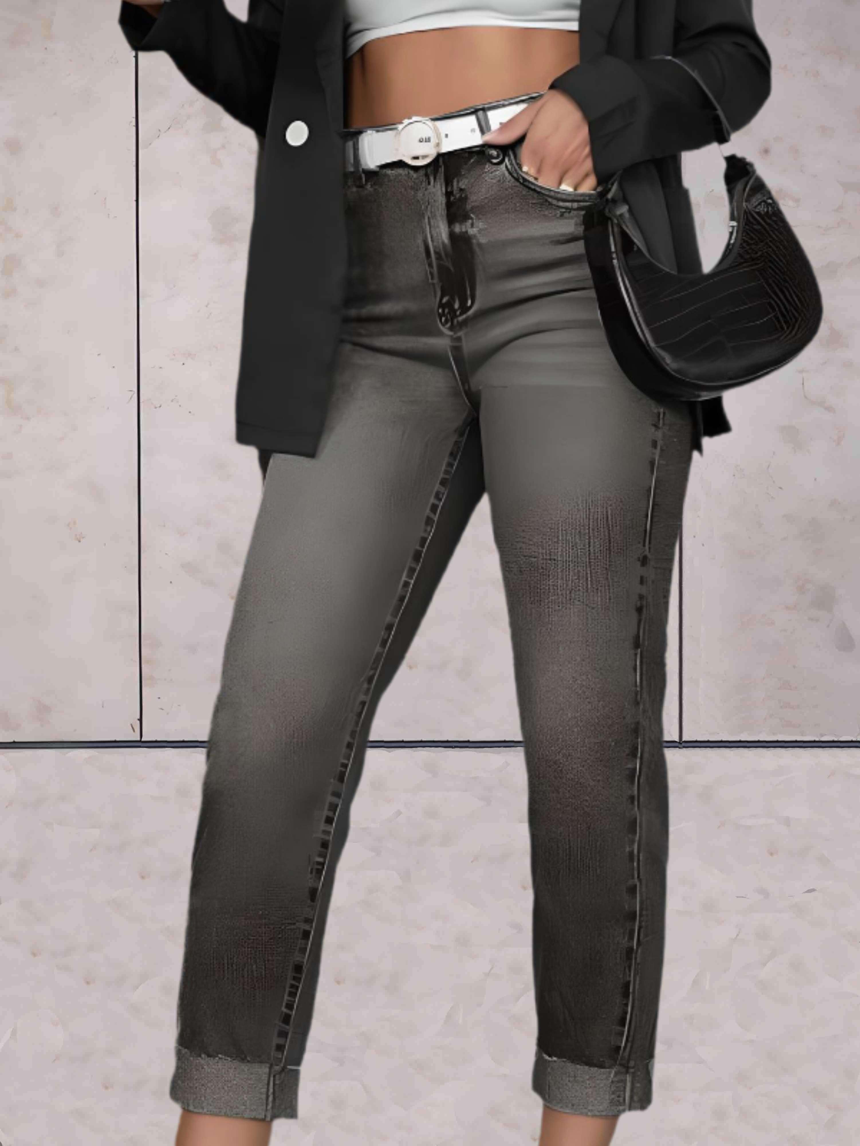 Eline | Estilosos Jeans de Cintura Alta
