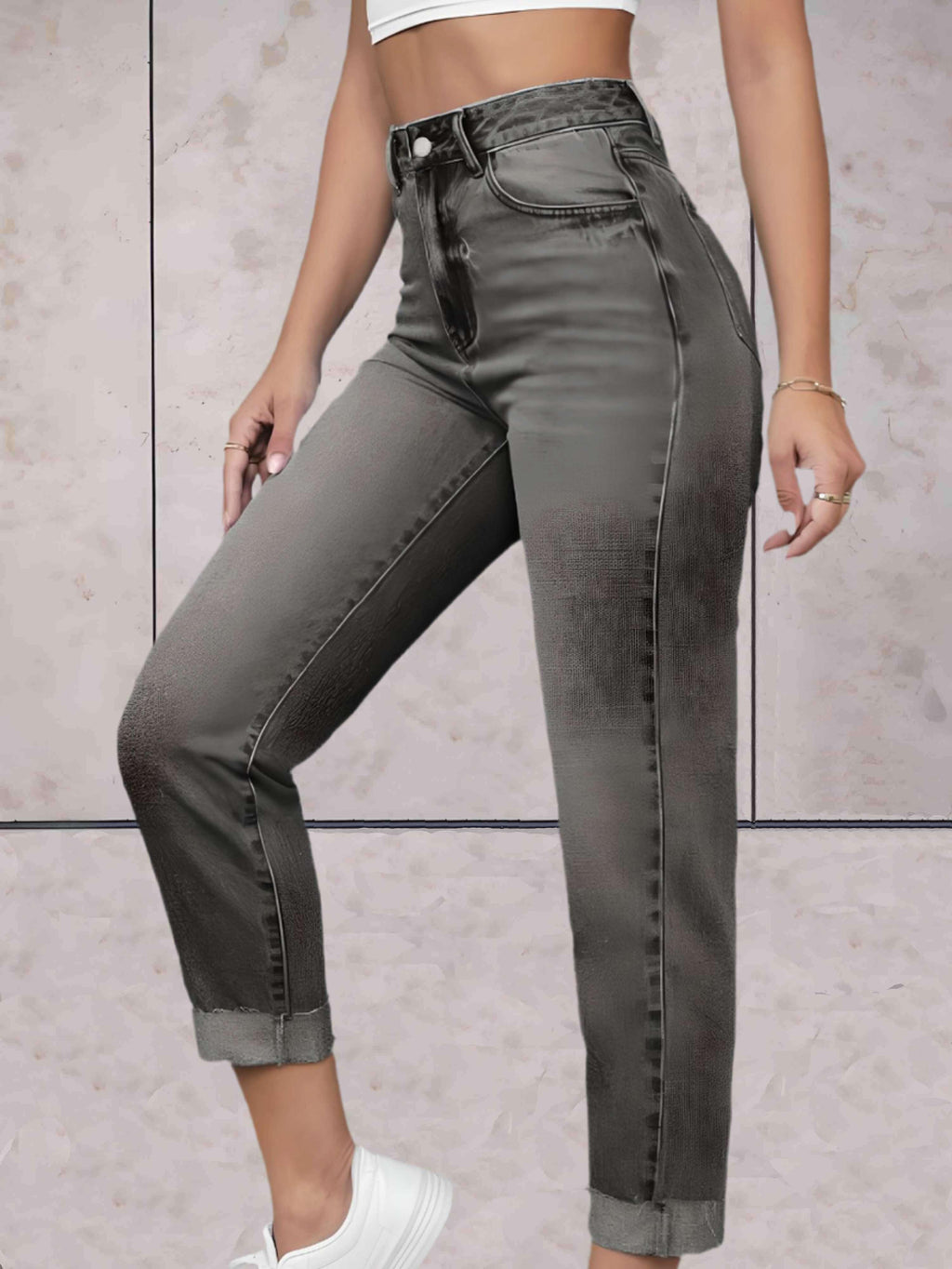 Eline | Estilosos Jeans de Cintura Alta
