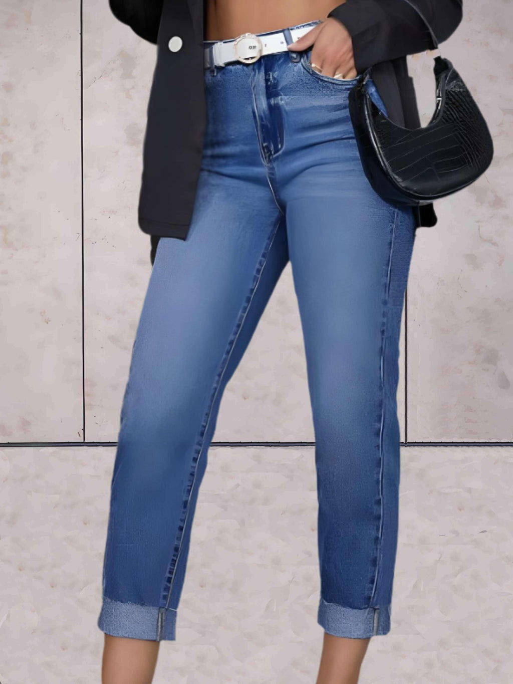 Eline | Estilosos Jeans de Cintura Alta