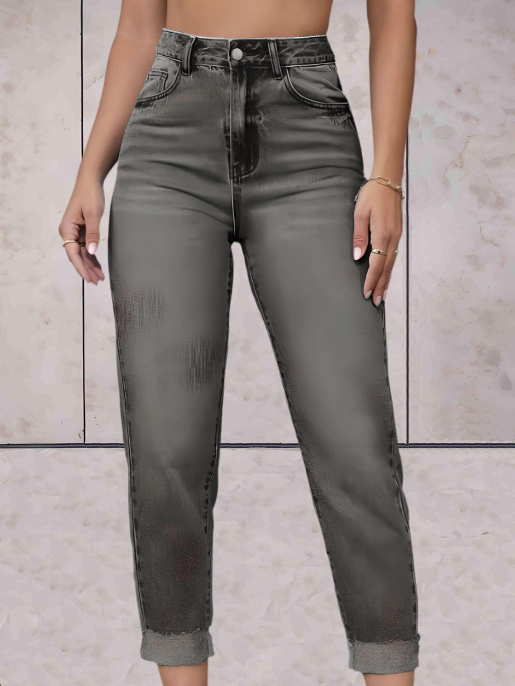 Eline | Estilosos Jeans de Cintura Alta