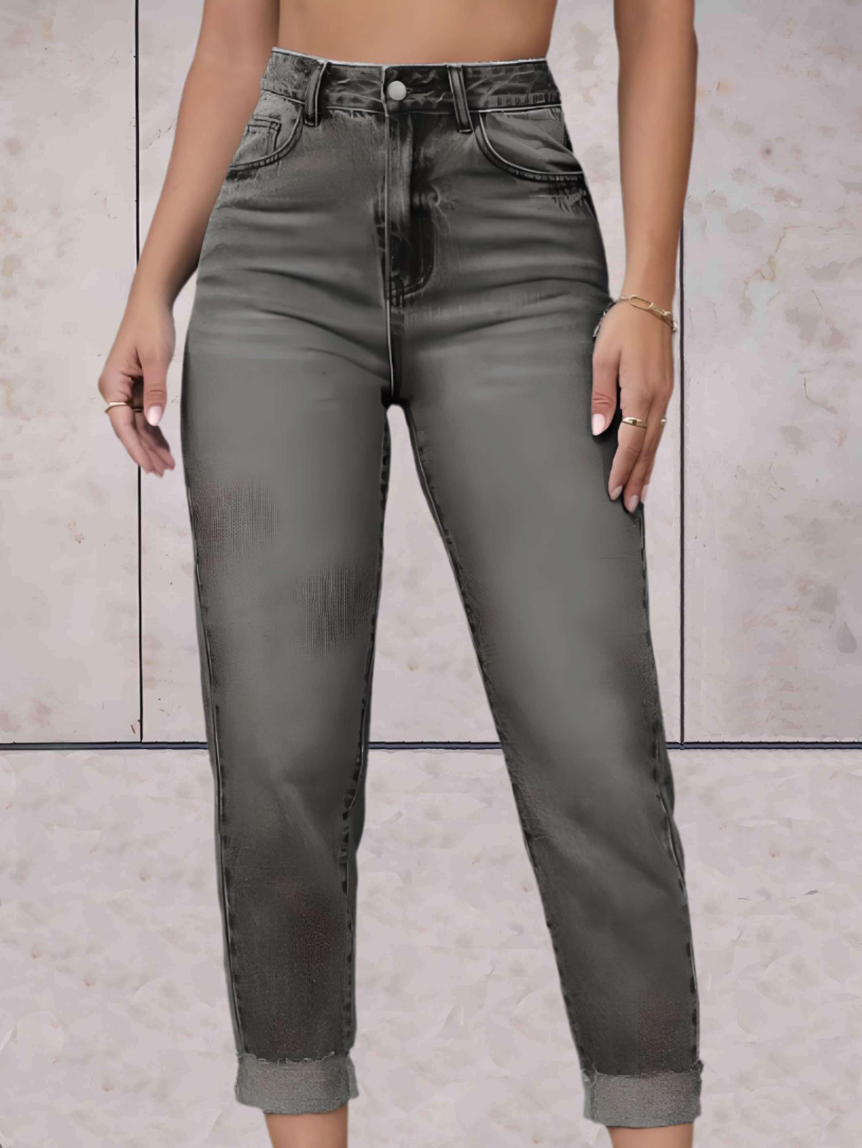 Eline | Estilosos Jeans de Cintura Alta