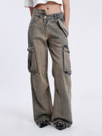 Femke | Jeans de Denim Vintage con Lavado Intenso