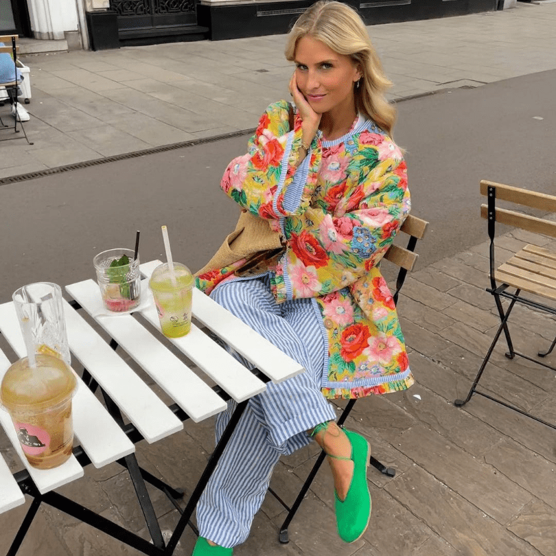 Piso | Elegante Casaco Feminino com Design Floral Confortável e Exclusivo