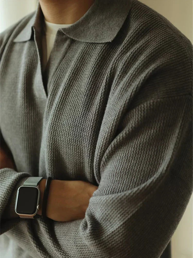 Suéter de Malha Masculino VALERO com Gola Polo