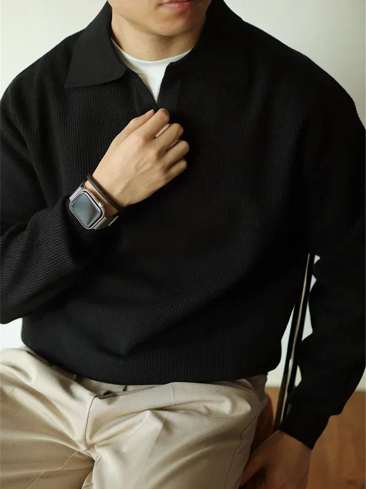 Suéter de Malha Masculino VALERO com Gola Polo