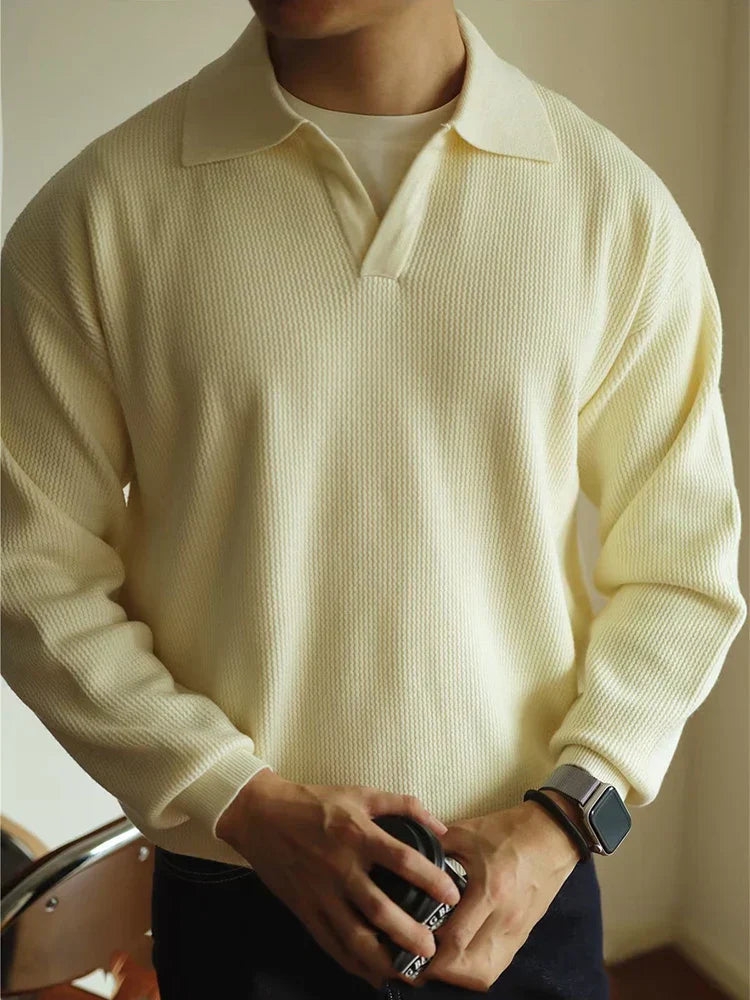 Suéter de Malha Masculino VALERO com Gola Polo
