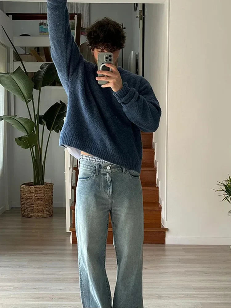 ZAVO - Suéter de Inverno Masculino