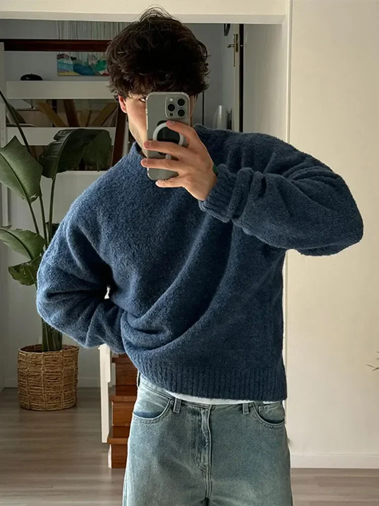 ZAVO - Suéter de Inverno Masculino