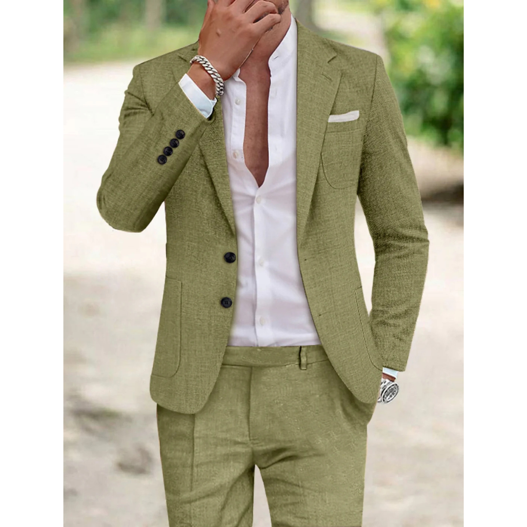 Conjunto Masculino Confortável de 2 Peças | Roupas para Trabalho