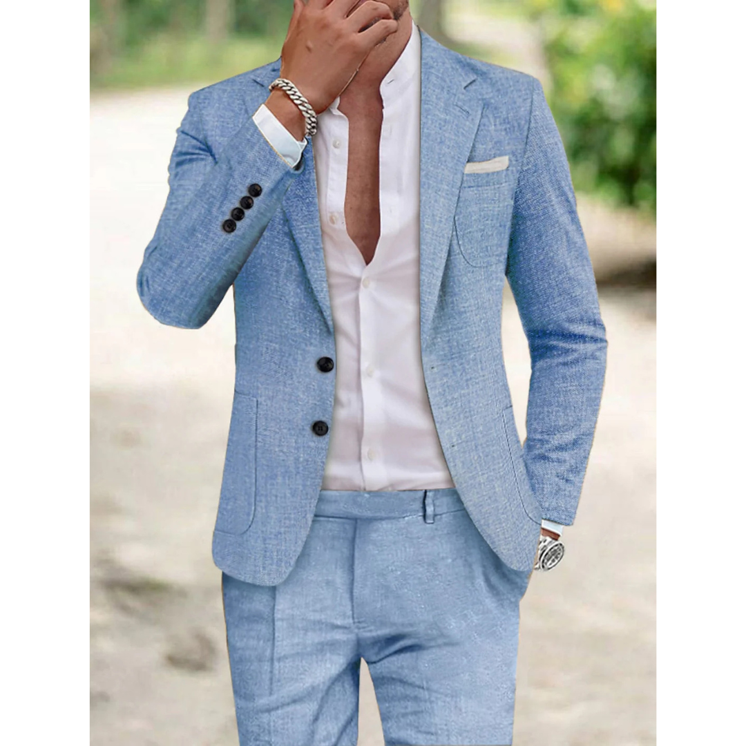 Conjunto Masculino Confortável de 2 Peças | Roupas para Trabalho