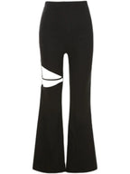 Ilaria | Calças Femininas Slim com Corte Flared