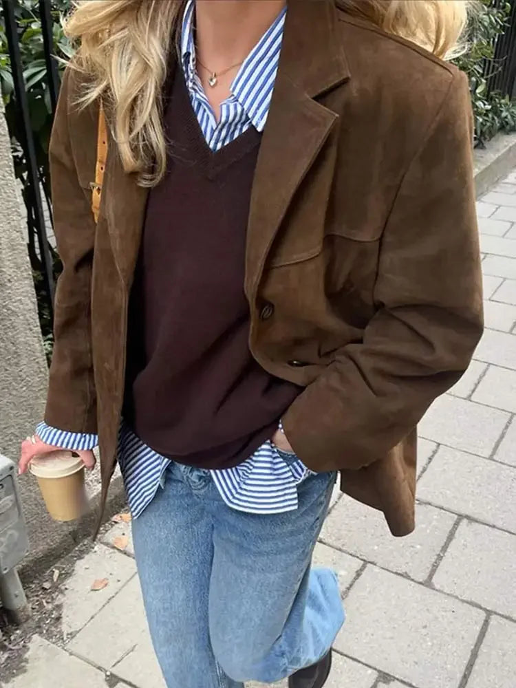Blazer Vintage de Camurça Maribel