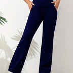 Leggings Flare de Cintura Alta para Mulheres - Estilo Esportivo