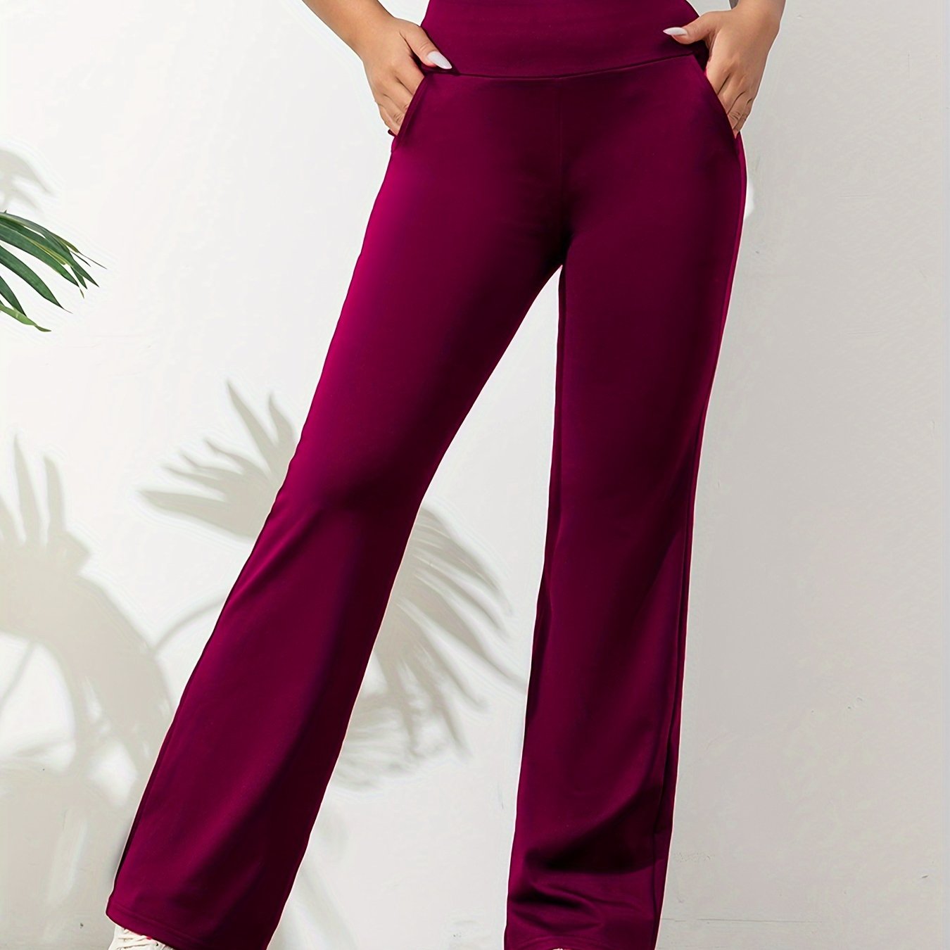 Leggings Flare de Cintura Alta para Mulheres - Estilo Esportivo