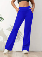 Leggings Flare de Cintura Alta para Mulheres - Estilo Esportivo