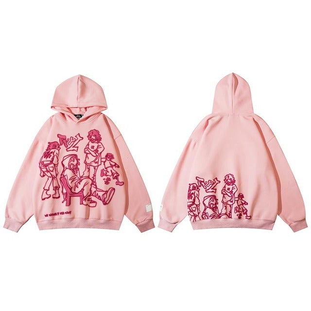 Jaqcues | Hoodie Streetwear com Estampa Gráfica