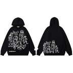 Jaqcues | Hoodie Streetwear com Estampa Gráfica