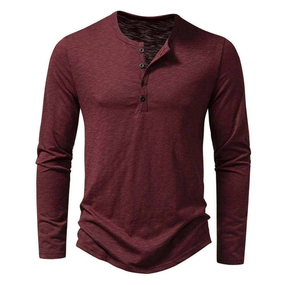 Cedric | Camisa Henley Masculina