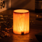 Abajur LED Sofisticado – WoodGlow