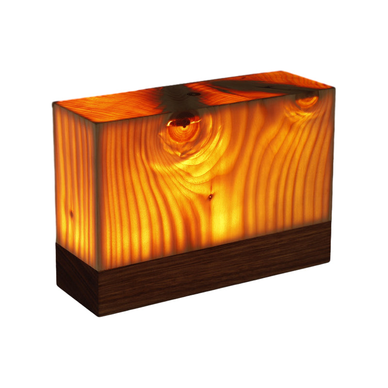 Abajur LED Sofisticado – WoodGlow