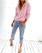 Leyla | Hoodie Confortável com Ajuste de Corda