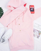 Leyla | Hoodie Confortável com Ajuste de Corda
