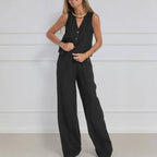 Loïs | Chic Relaxed Set (Cardigan & Pants)