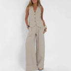 Loïs | Chic Relaxed Set (Cardigan & Pants)