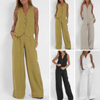 Loïs | Chic Relaxed Set (Cardigan & Pants)