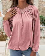 Camiseta Casual de Gola Redonda