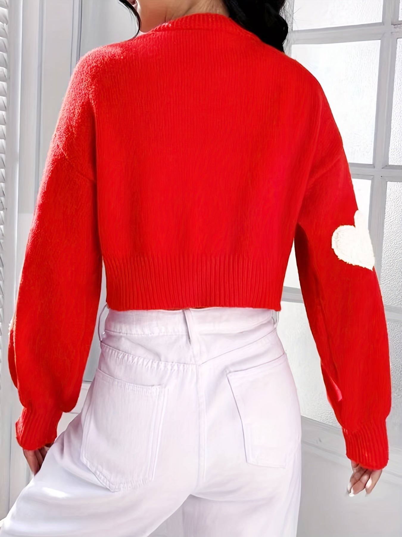 Lotte | Cardigan Aberto com Estampa de Corações