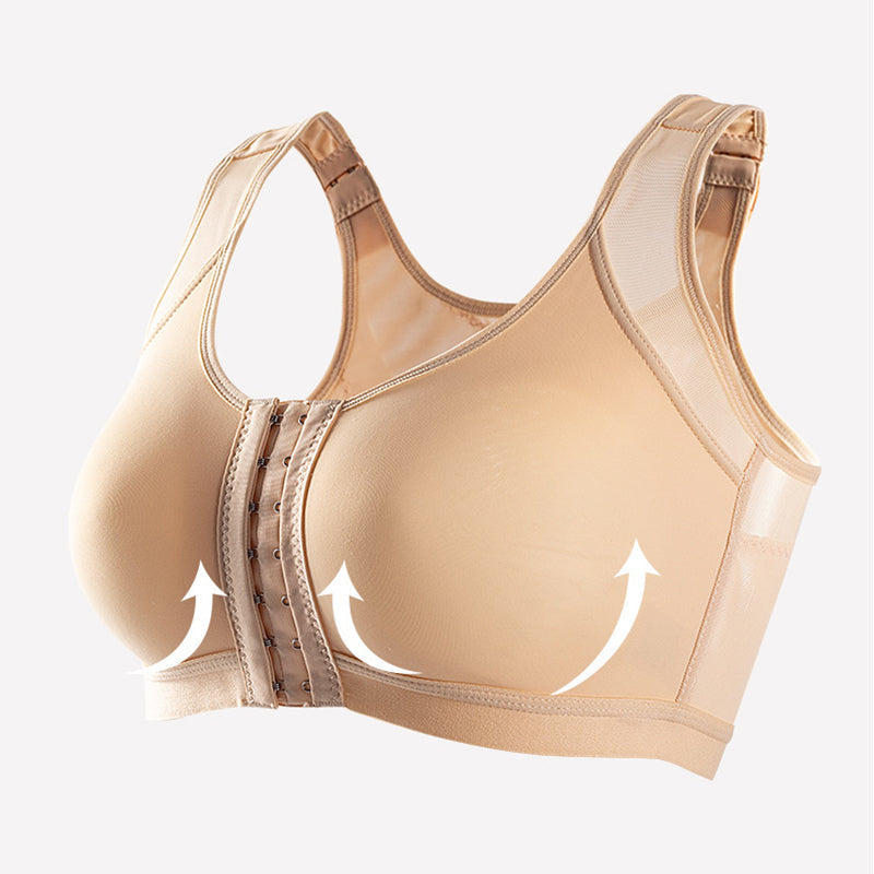 Conjunto de 2 Sutiãs com Suporte para Mulheres | Fecho Frontal