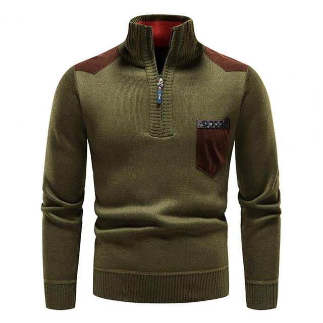 BELVA - Confortável Suéter de Inverno Masculino com Zíper