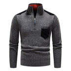 BELVA - Confortável Suéter de Inverno Masculino com Zíper