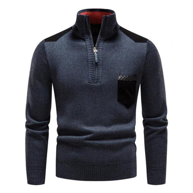 BELVA - Confortável Suéter de Inverno Masculino com Zíper