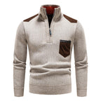 BELVA - Confortável Suéter de Inverno Masculino com Zíper