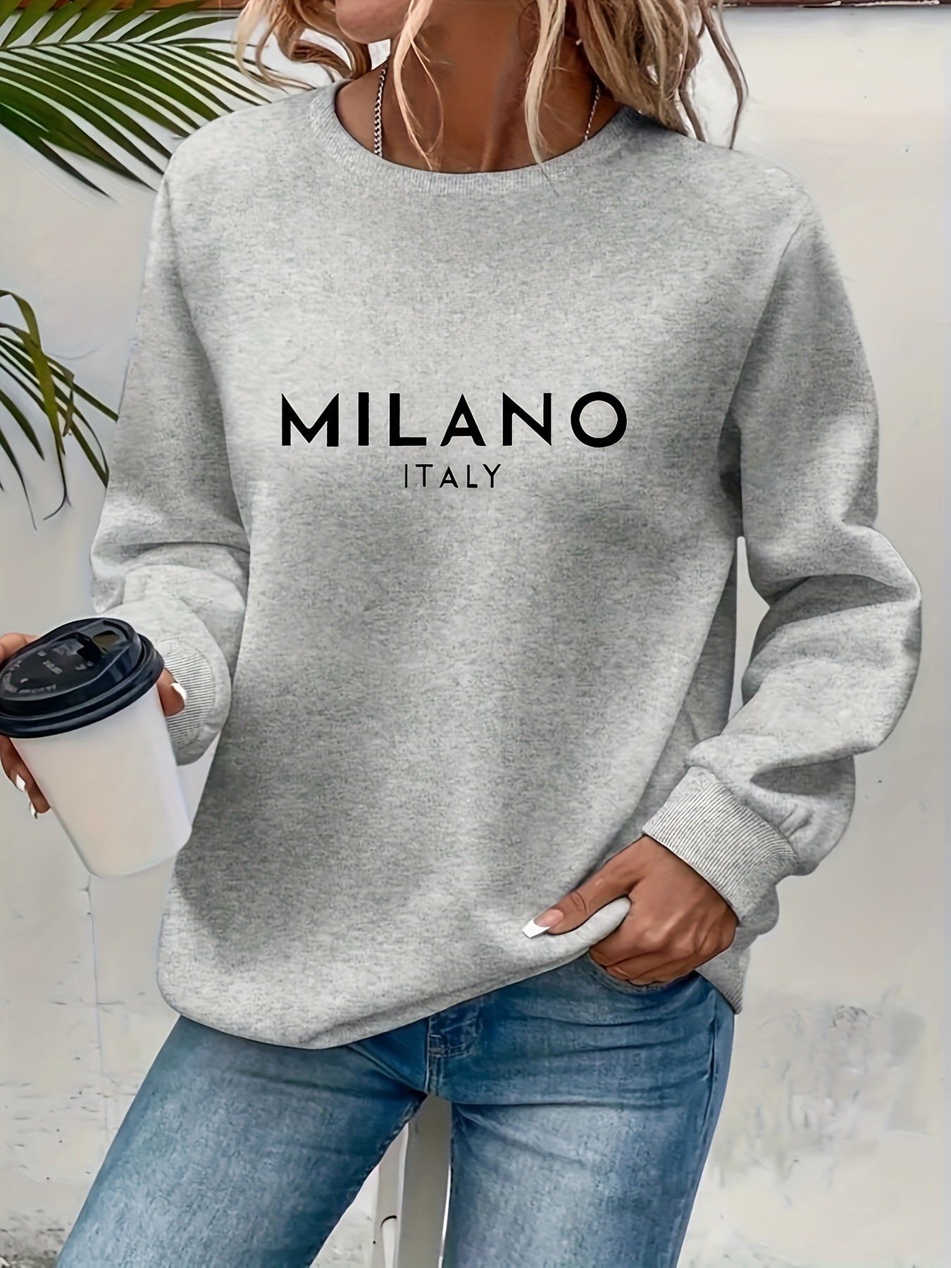 Milou | Pullover de Moletom com Estampa Milano
